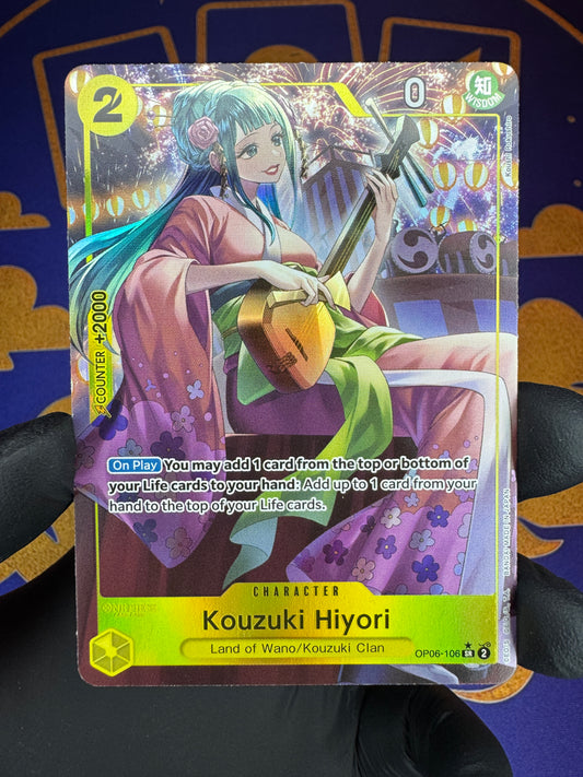 One Piece - Kouzuki Hiyori (OP06-106) SR Alt. Art