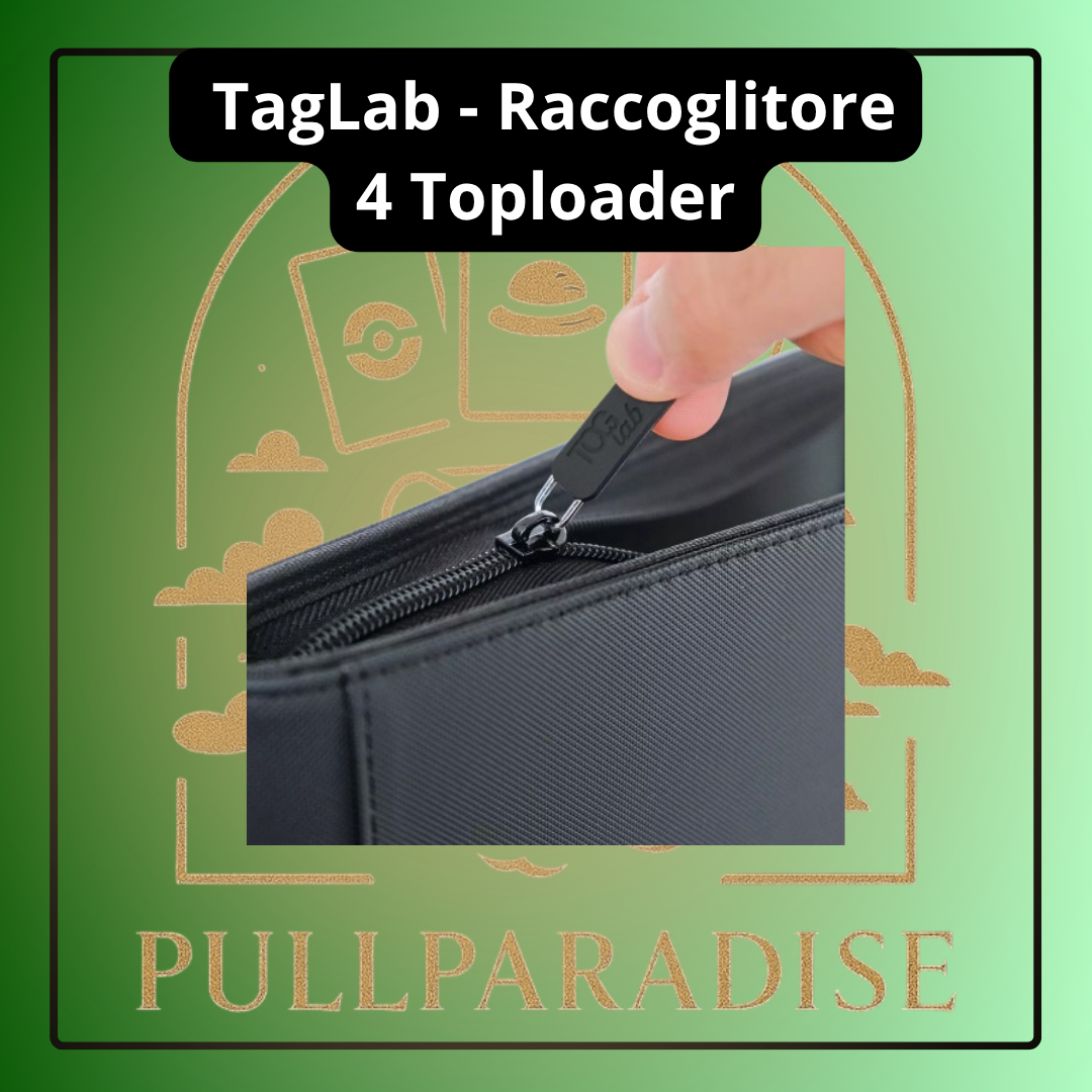 TcgLab - Raccoglitore Toploader a 4 Tasche (112 Toploader)