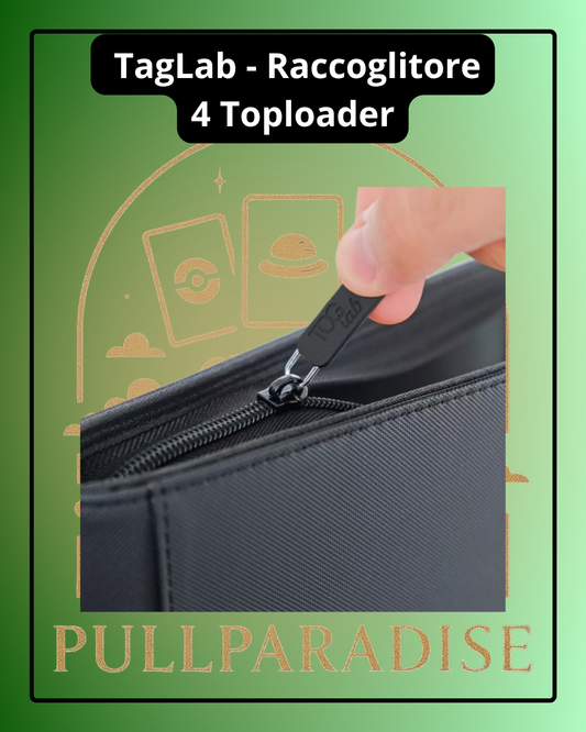 TcgLab - Raccoglitore Toploader a 4 Tasche (112 Toploader)