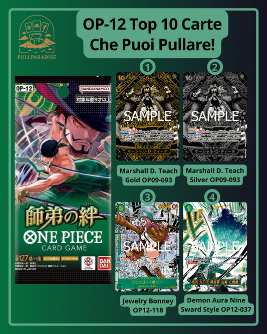 One Piece - OP-12 Legacy of the Master Bustina Singola JAP