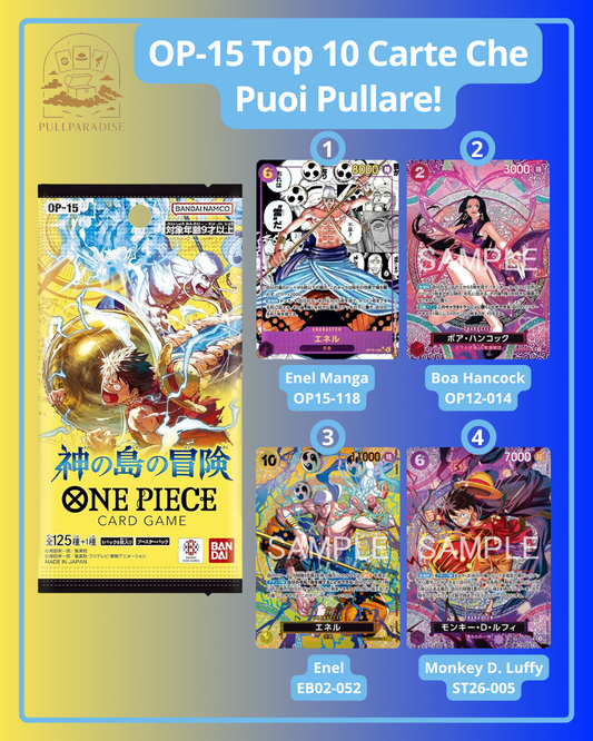 One Piece - OP-15 Adventure on Kami's Island Bustina Singola JAP