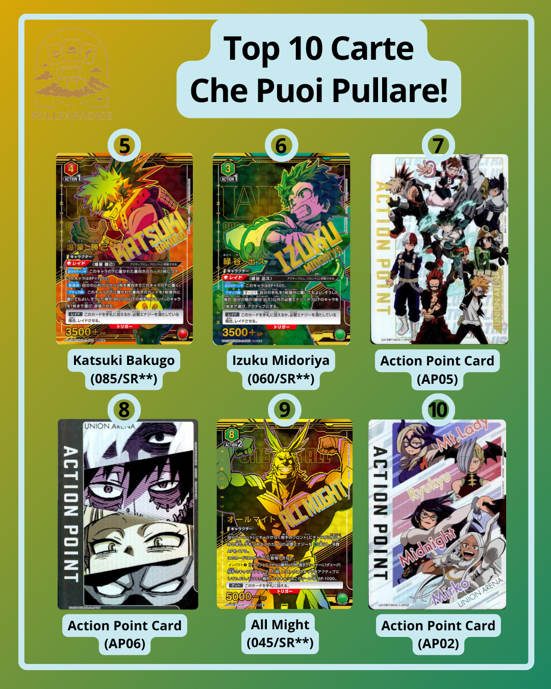 Union Arena - My Hero Academia Vol.1 Bustina Singola JAP