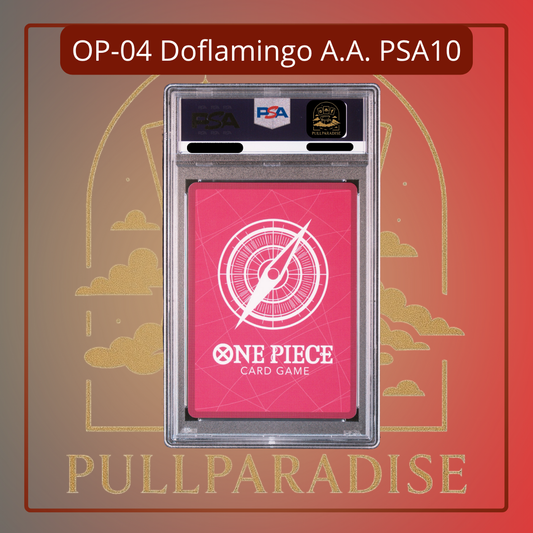 One Piece - Doflamingo Alt. Art OP04-019 PSA10 JAP