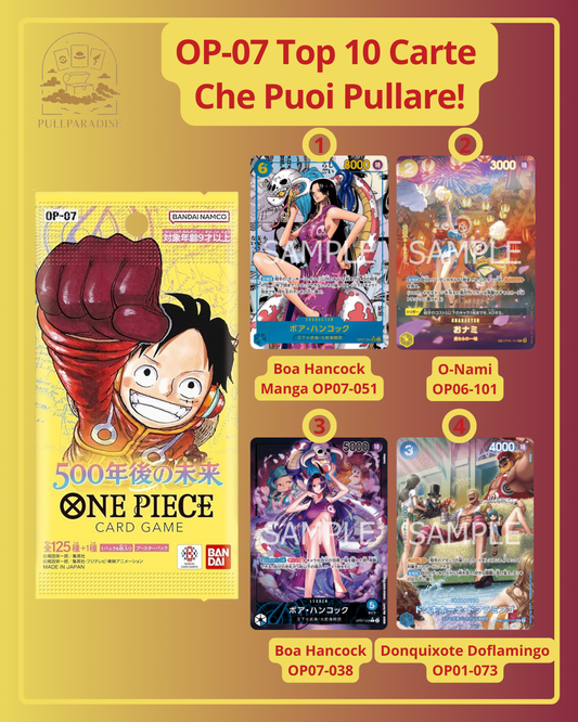 One Piece - OP-07 500 Years in the Future Bustina Singola JAP