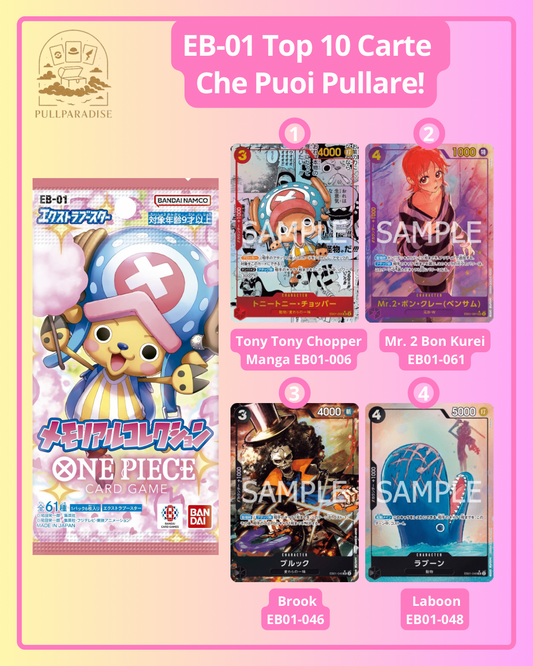 One Piece - EB-01 Extra Booster Memorial Collection Booster Box JAP