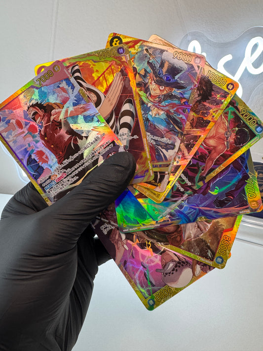 One Piece - Set di 8 Carte Secret Rare PRB-02