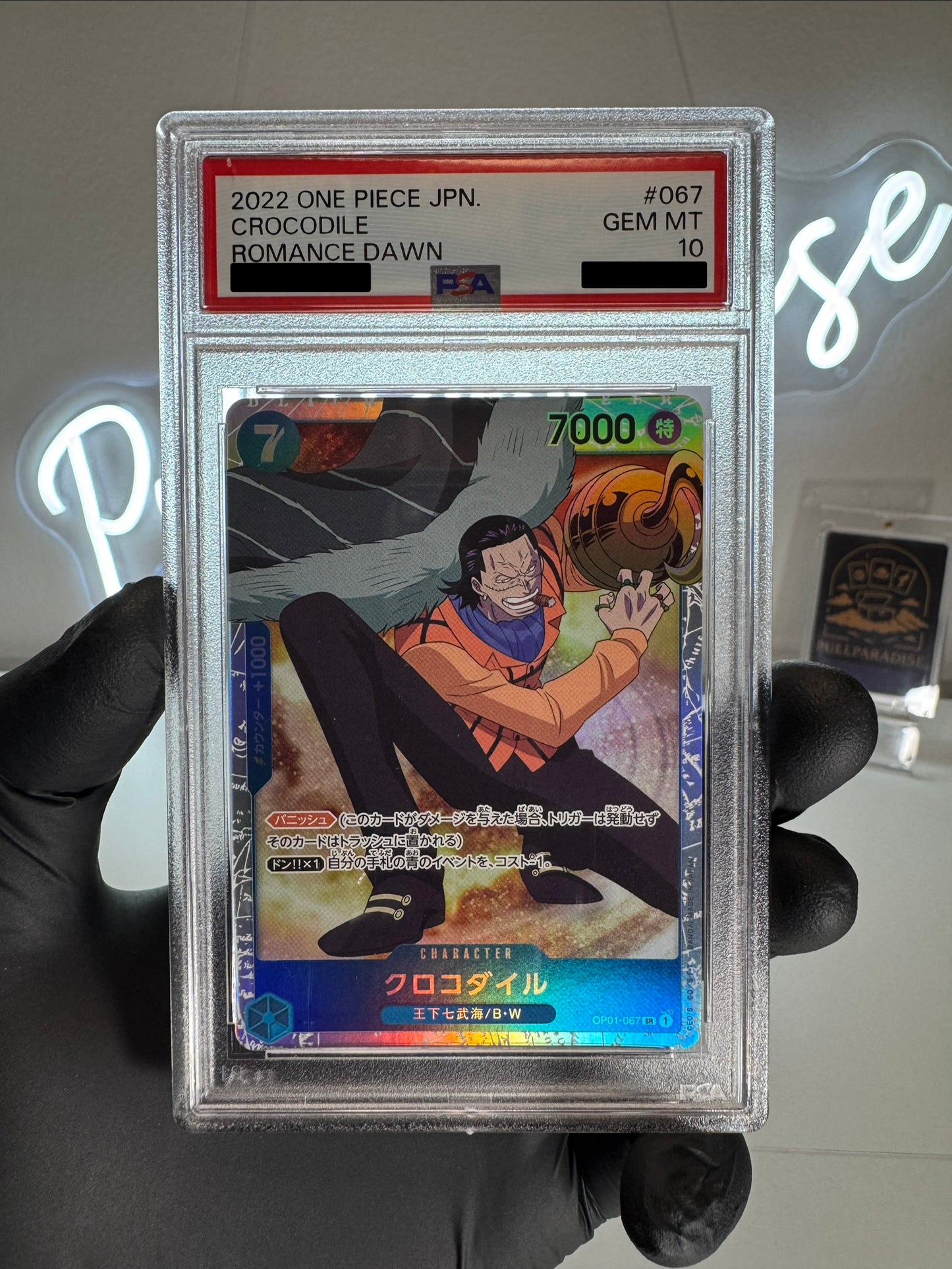 One Piece - Crocodile OP01-067 PSA10 JAP