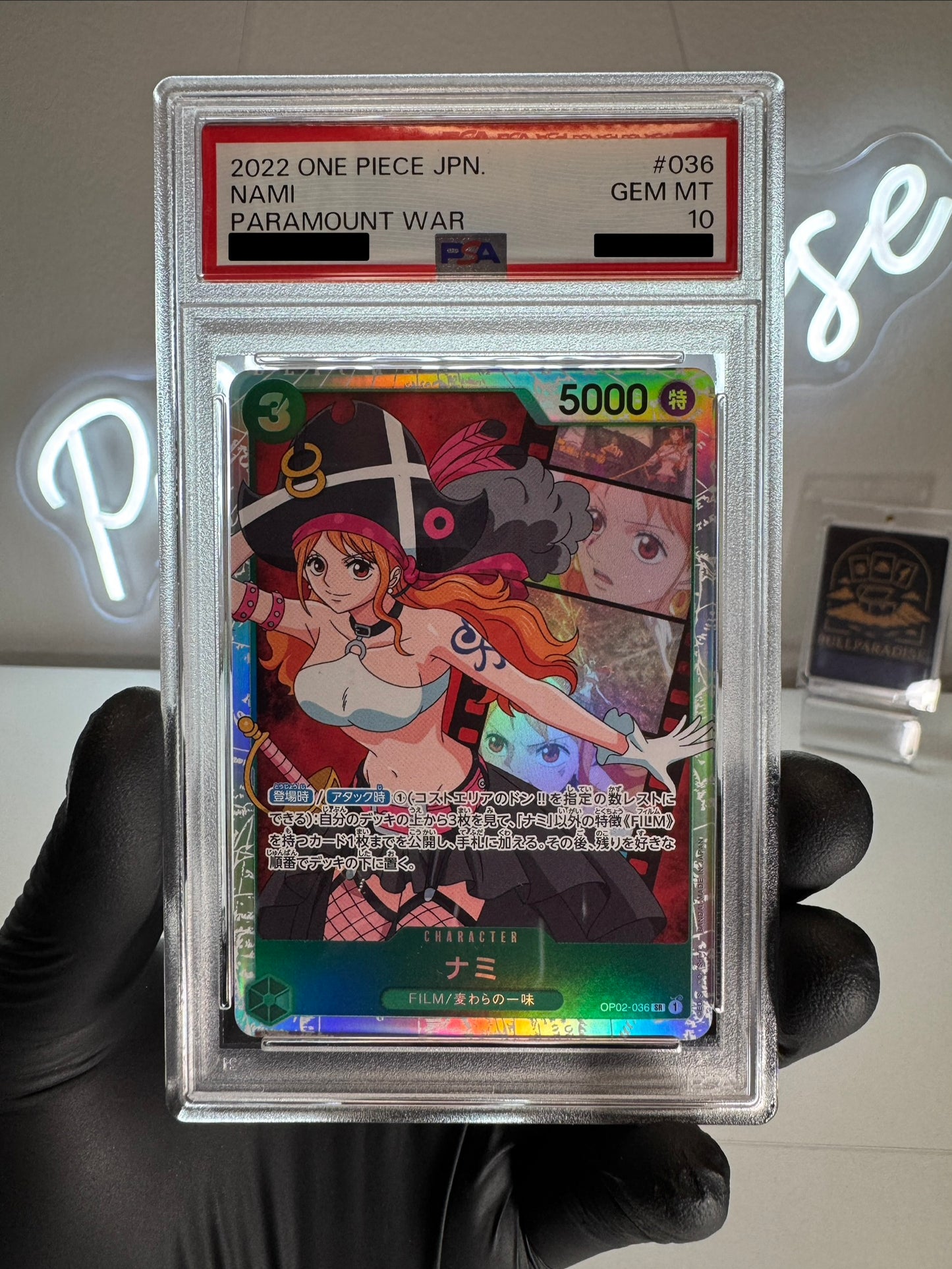 One Piece - Nami OP02-036 PSA10 JAP