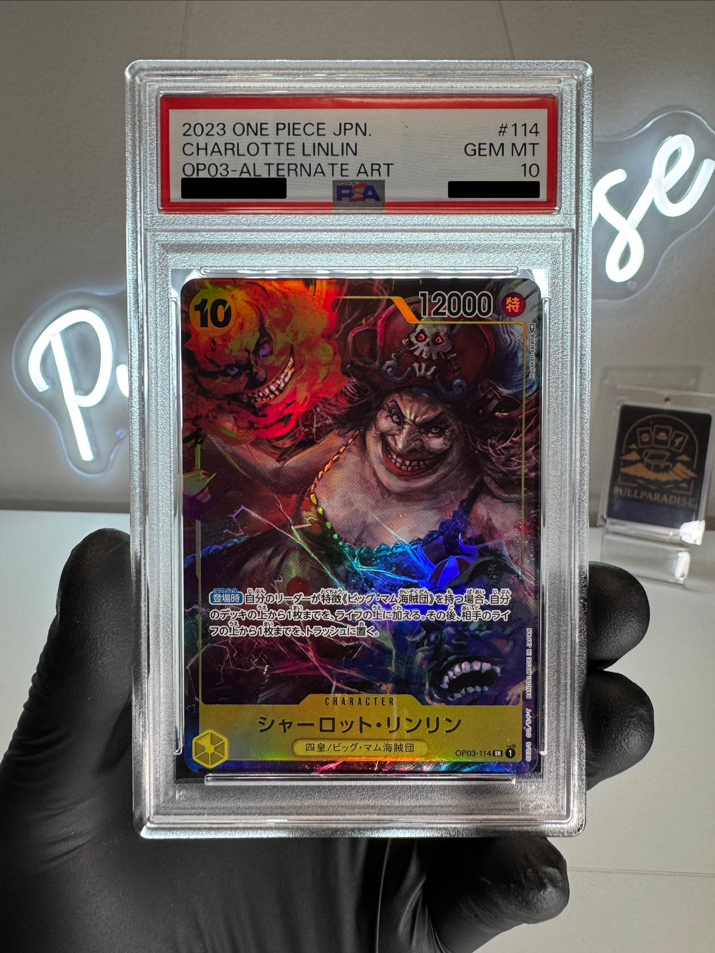 One Piece - Linlin Alt. Art OP03-114 PSA10 JAP