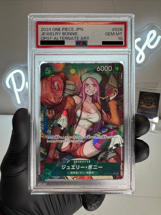 One Piece - Jewelry Bonnie Alt. Art OP07-026 PSA10 JAP