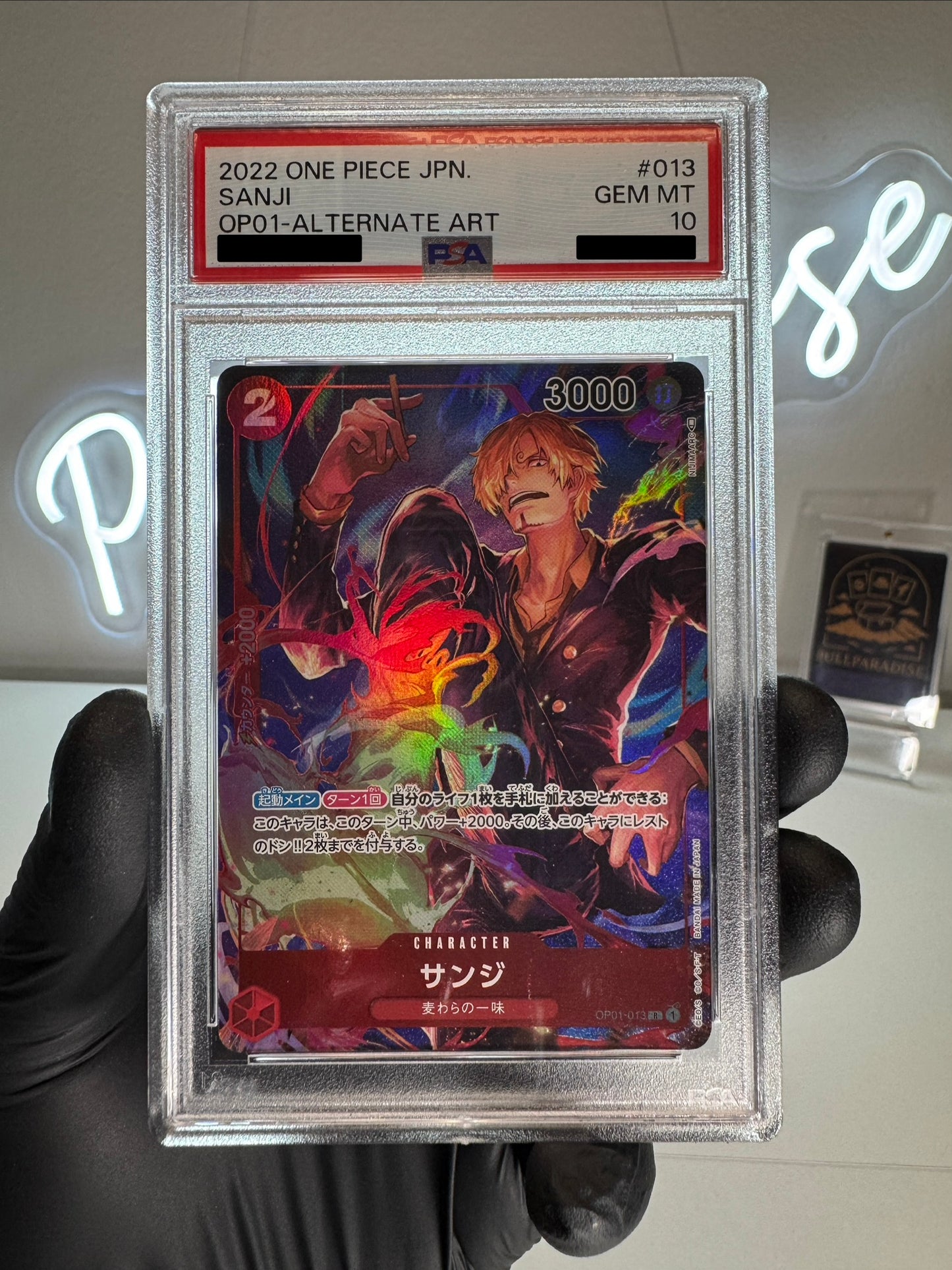 One Piece - Sanji Alt. Art OP01-013 PSA10 JAP