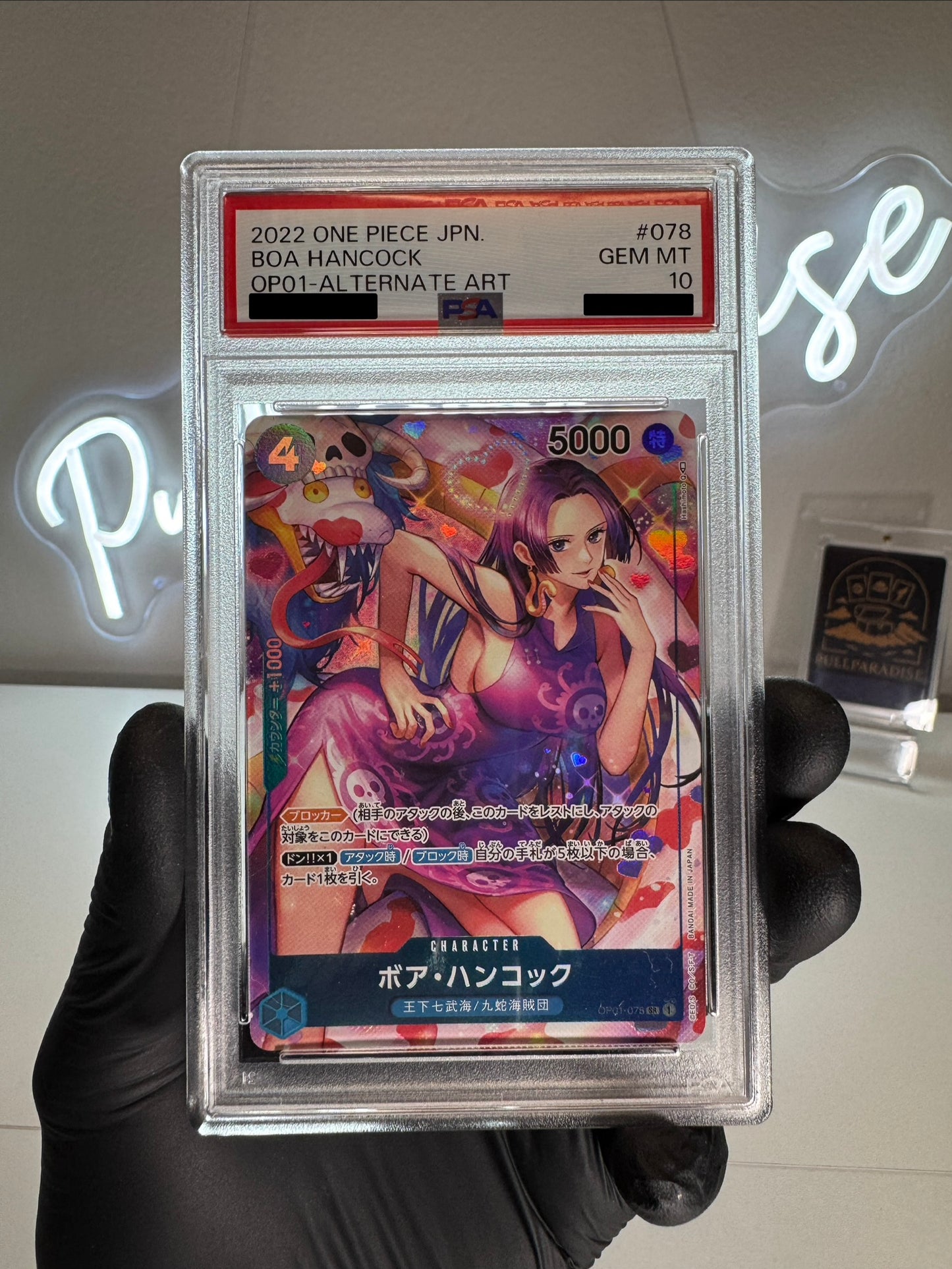 One Piece - Boa Hancock Alt. Art OP01-078 PSA10 JAP