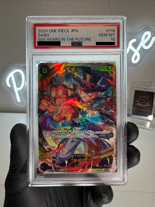 One Piece - Sabo OP07-118 PSA10 JAP