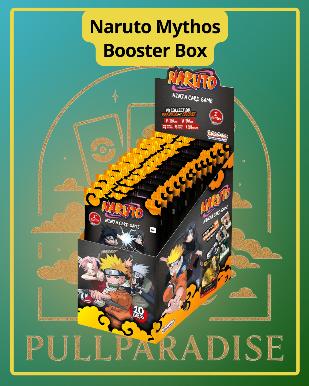 Naruto Mythos – Konoha Shidō Booster Box 24 Buste ENG - PREORDER