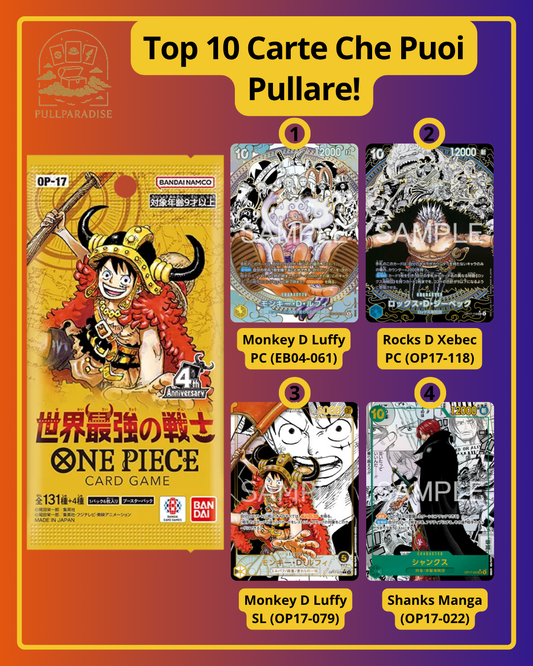 One Piece - OP-17 The World's Strongest Warriors Booster Box JAP