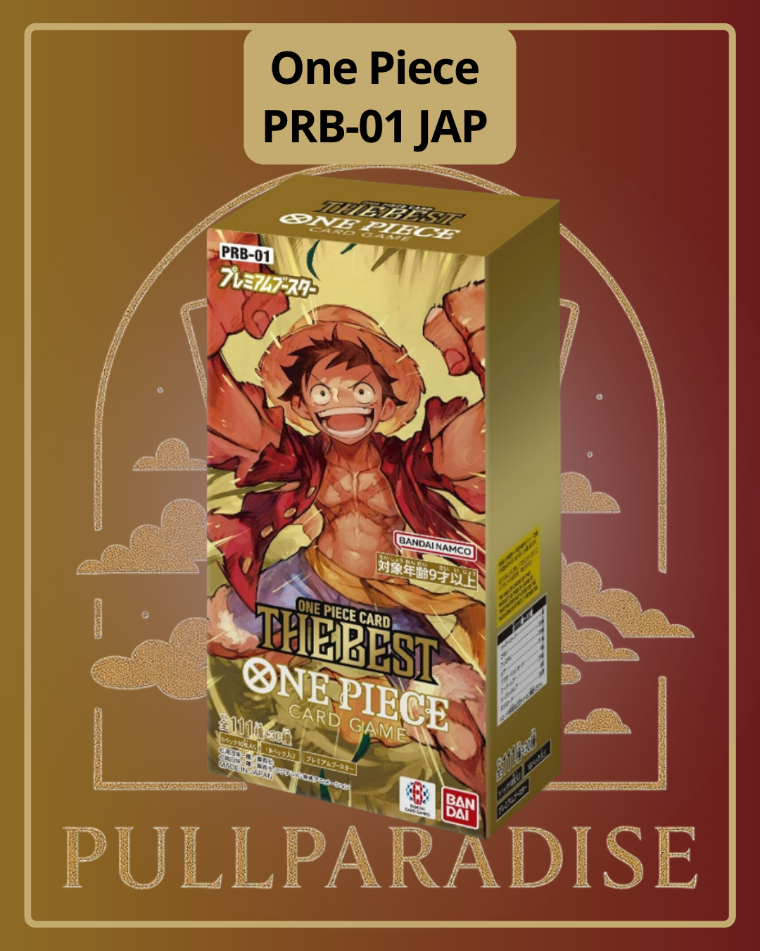 One Piece - PRB-01 The Best Premium Booster Box JAP Pull Paradise One Piece - PRB-01 The Best Premium Booster Box JAP Pull Paradise
