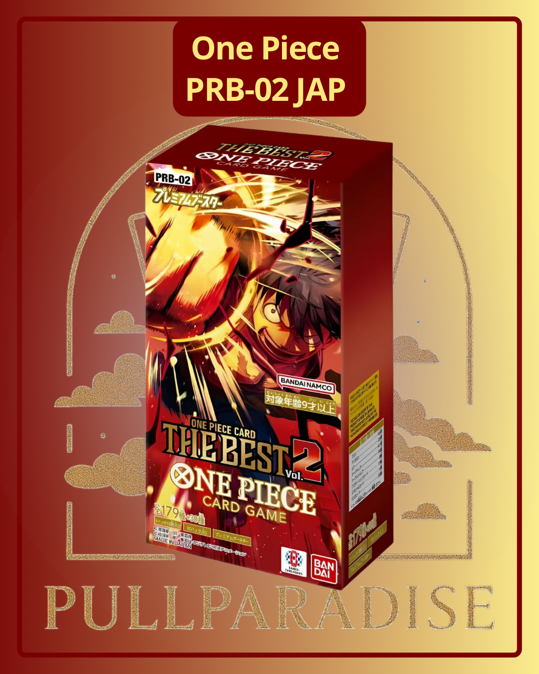 One Piece - PRB-02 The Best Vol.2 Booster Box JAP Pull Paradise One Piece - PRB-02 The Best Vol.2 Booster Box JAP Pull Paradise