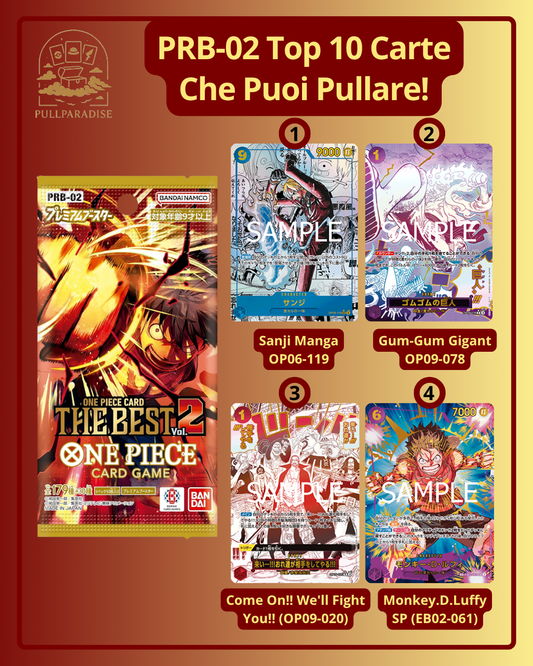 One Piece - PRB-02 The Best Vol.2 Booster Box JAP