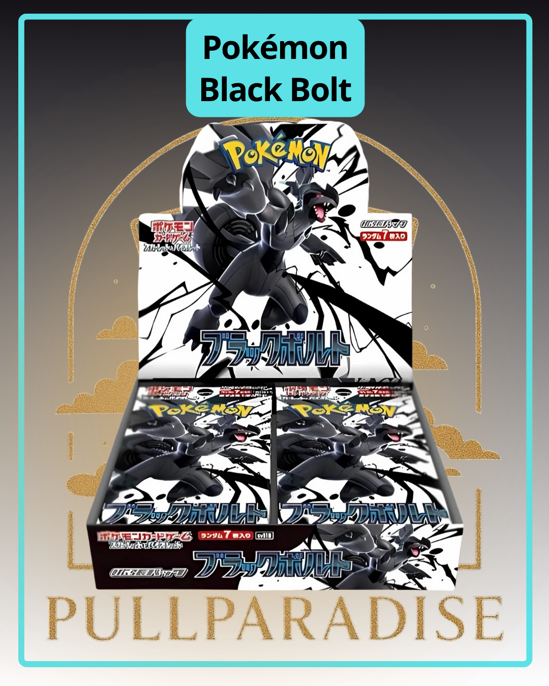 Pokemon - sv11B Black Bolt Booster Box JAP Pull Paradise Pokemon - sv11B Black Bolt Booster Box JAP Pull Paradise