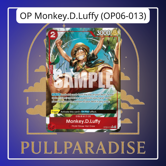 One Piece -Monkey D. Luffy (OP06-013) R Alt. Art