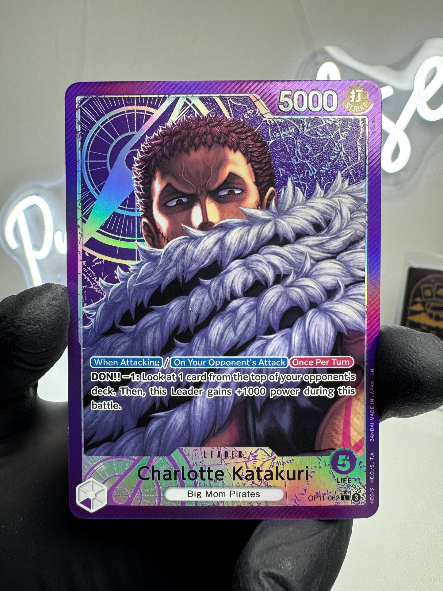 One Piece - Charlotte Katakuri (OP11-062) Leader Alt. Art