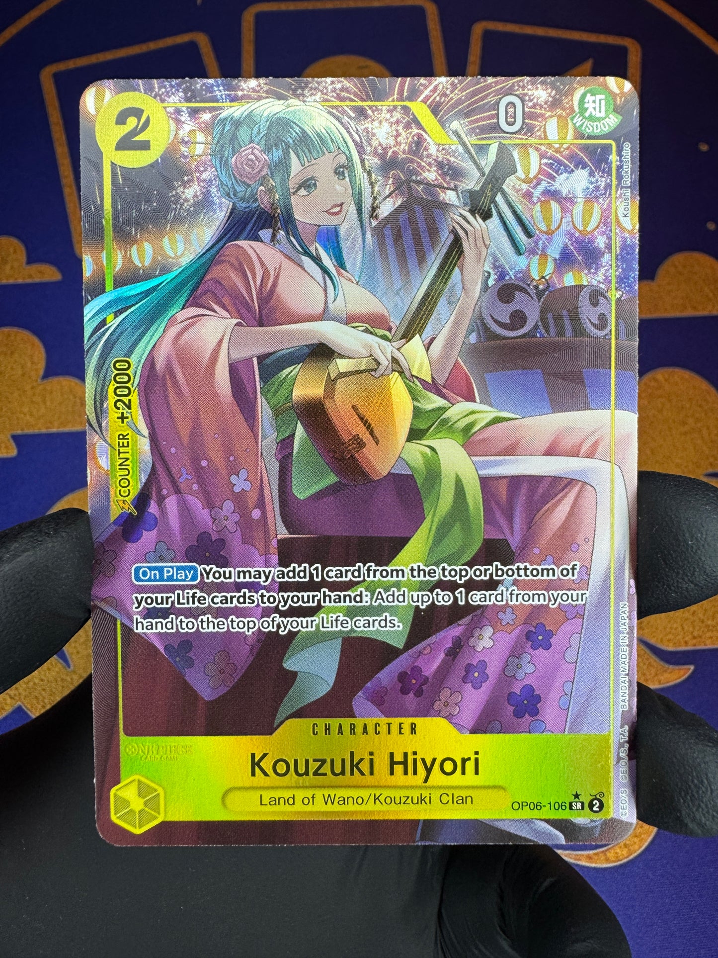 One Piece - Kouzuki Hiyori (OP06-106) SR Alt. Art