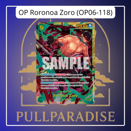 One Piece - Roronoa Zoro (OP06-118) Secret Rare
