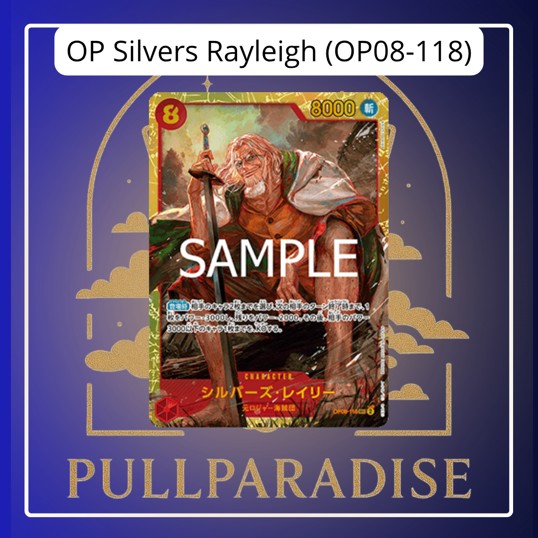 One Piece - Silvers Rayleigh (OP08-118) Secret Rare PRB-02