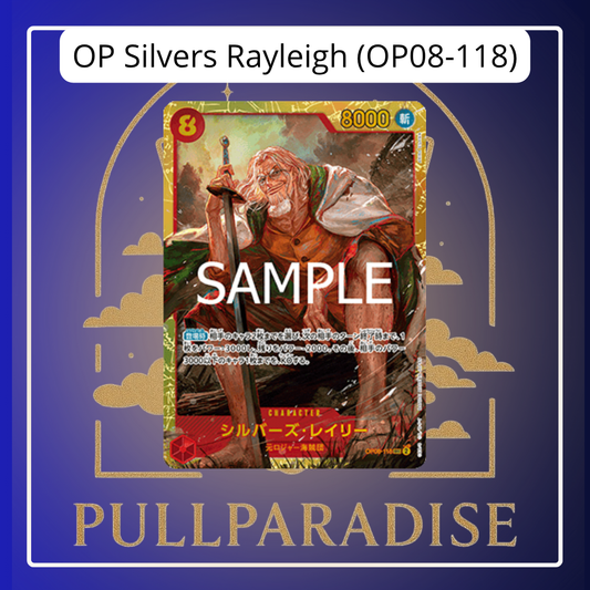 One Piece - Silvers Rayleigh (OP08-118) Secret Rare PRB-02