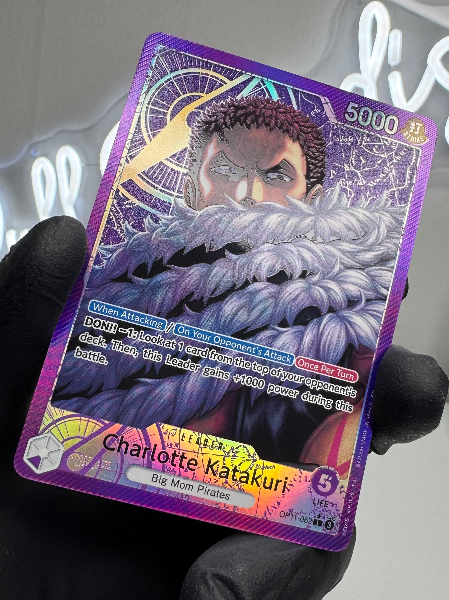 One Piece - Charlotte Katakuri (OP11-062) Leader Alt. Art