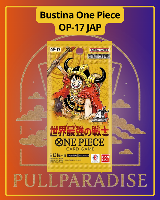 One Piece - OP-17 The World's Strongest Warriors Bustina Singola JAP