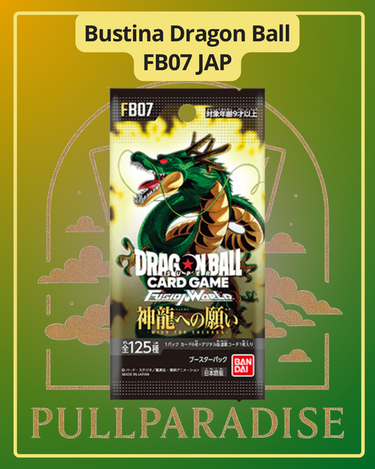 Dragon Ball - FB07 Fusion World - Wish For Shanron Bustina Singola JAP