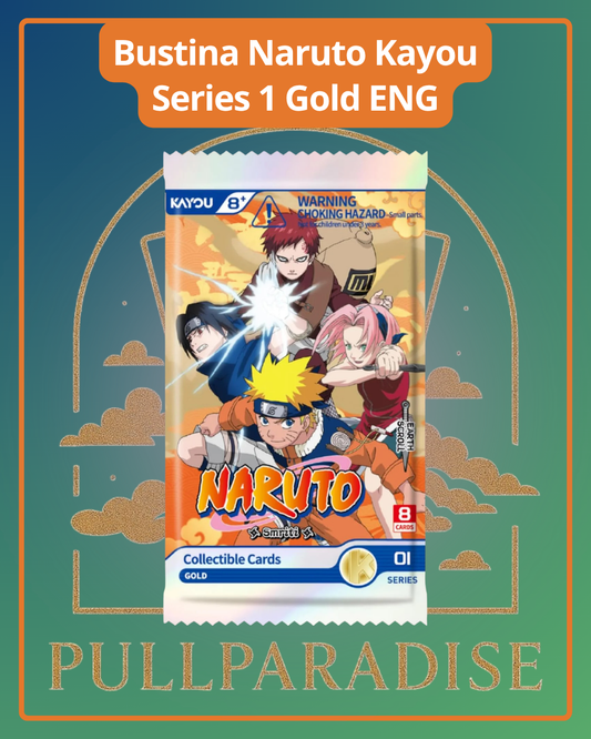 NARUTO Kayou - Earth SCROLL - Serie 1 GOLD Bustina Singola ENG