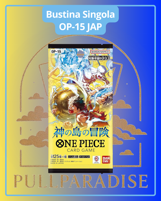 One Piece - OP-15 Adventure on Kami's Island Bustina Singola JAP