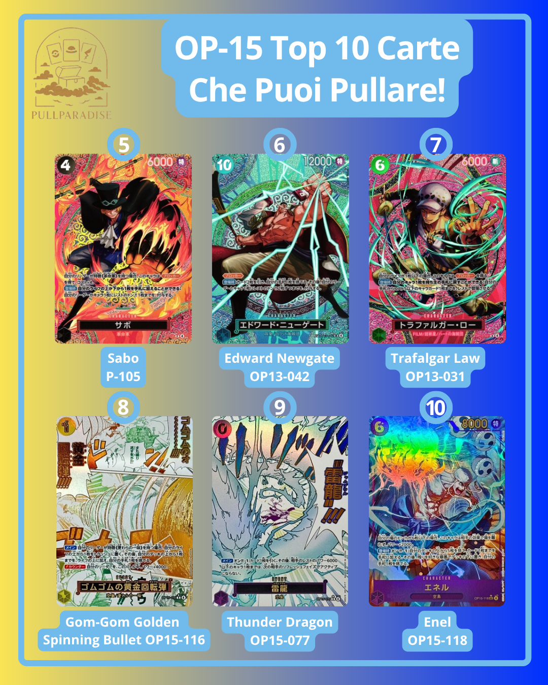 One Piece - OP-15 Adventure on Kami's Island Bustina Singola JAP