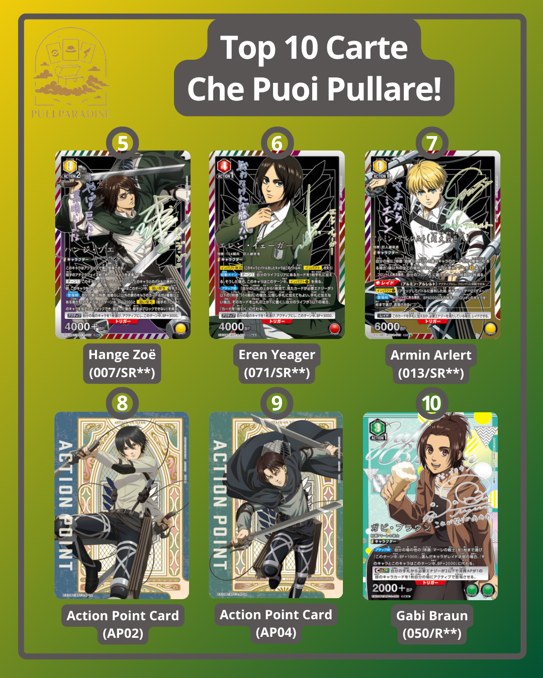 Union Arena - Attack on Titan Vol.2 Bustina Singola JAP