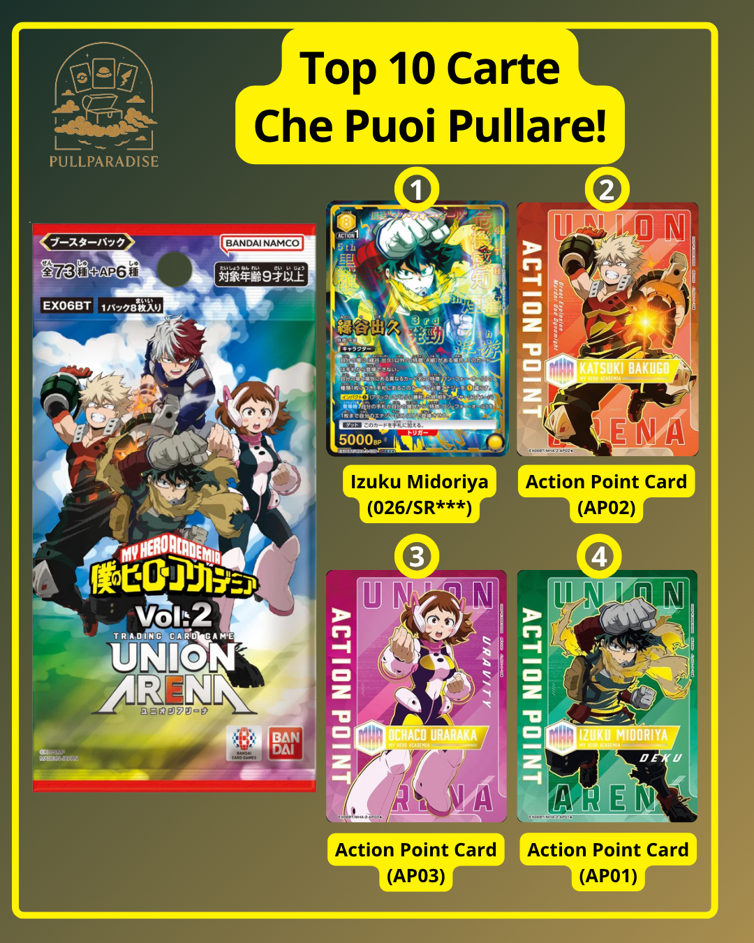 Union Arena - My Hero Academia Vol.2 Bustina Singola JAP