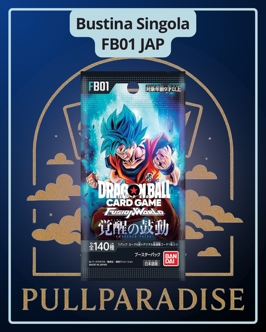 Dragon Ball - FB01 Fusion World - Awakened Pulse Bustina Singola JAP