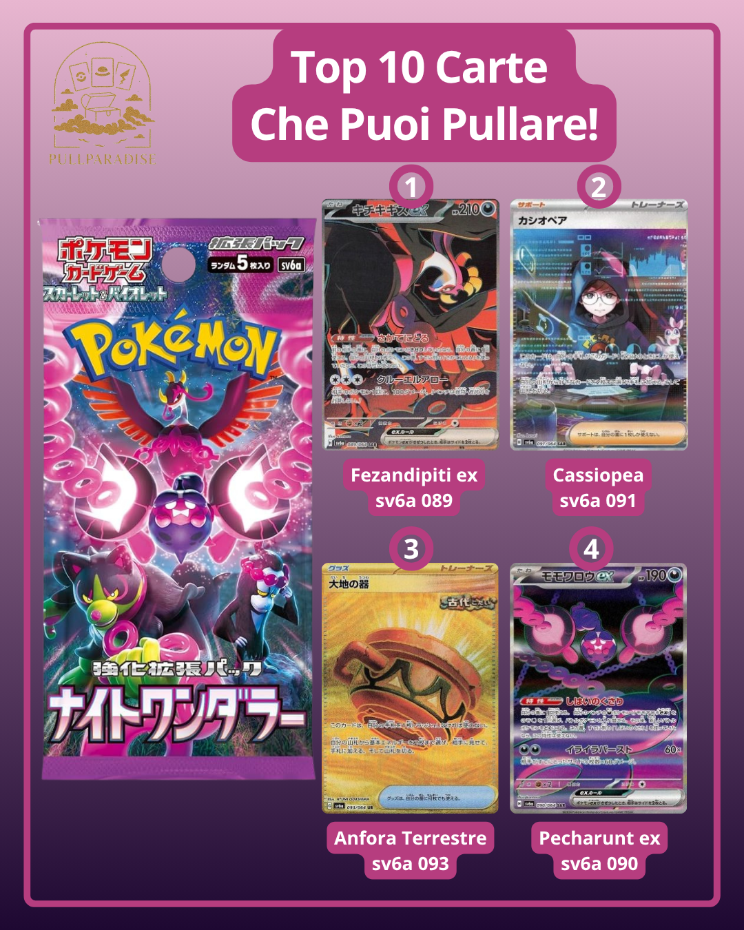 Pokemon - sv6a Night Wanderer Bustina Singola JAP