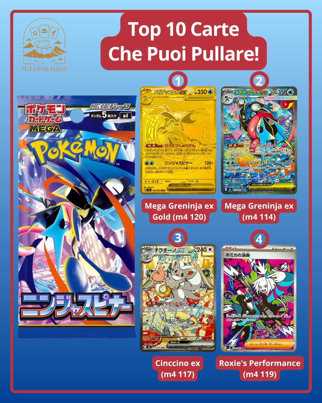 Pokemon - m4 Ninja Spinner Bustina Singola JAP