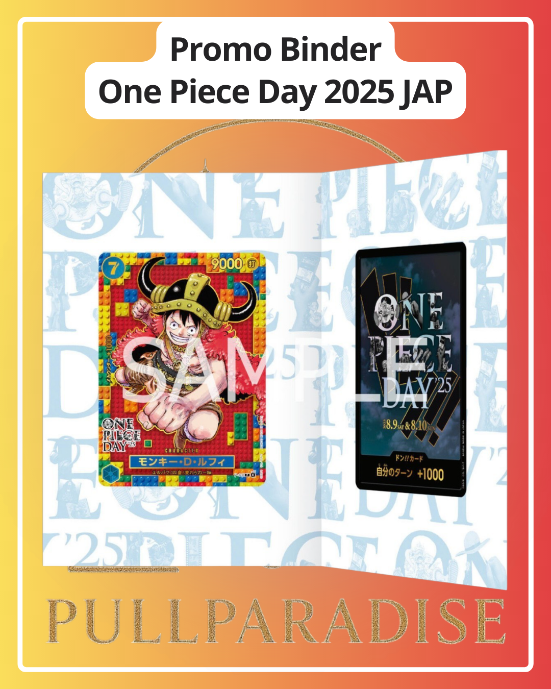 One Piece - Promo Binder One Piece Day 2025 Jap