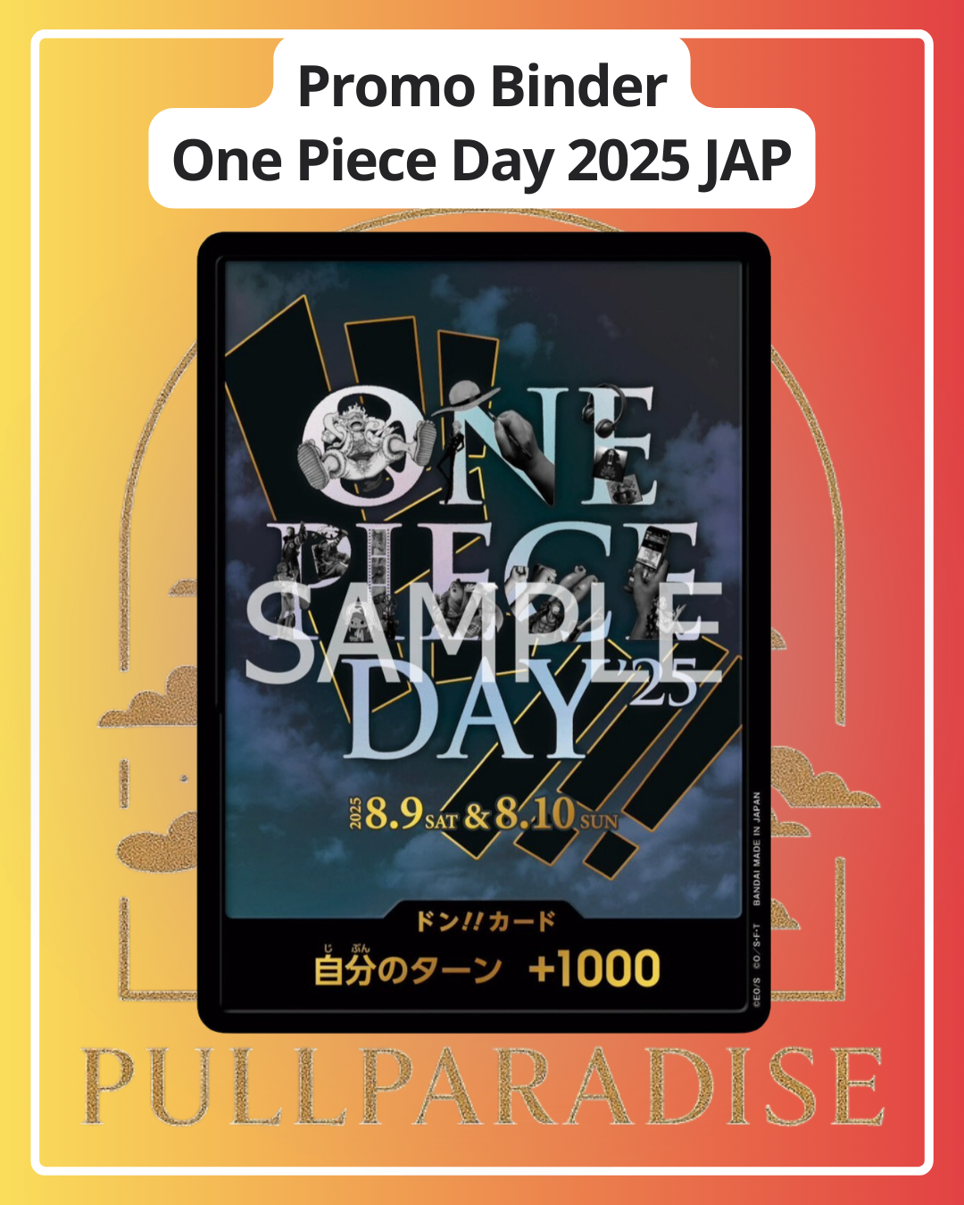 One Piece - Promo Binder One Piece Day 2025 Jap