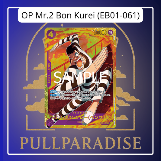 One Piece - Mr.2 Bon Kurei (EB01-061) Secret Rare PRB-02