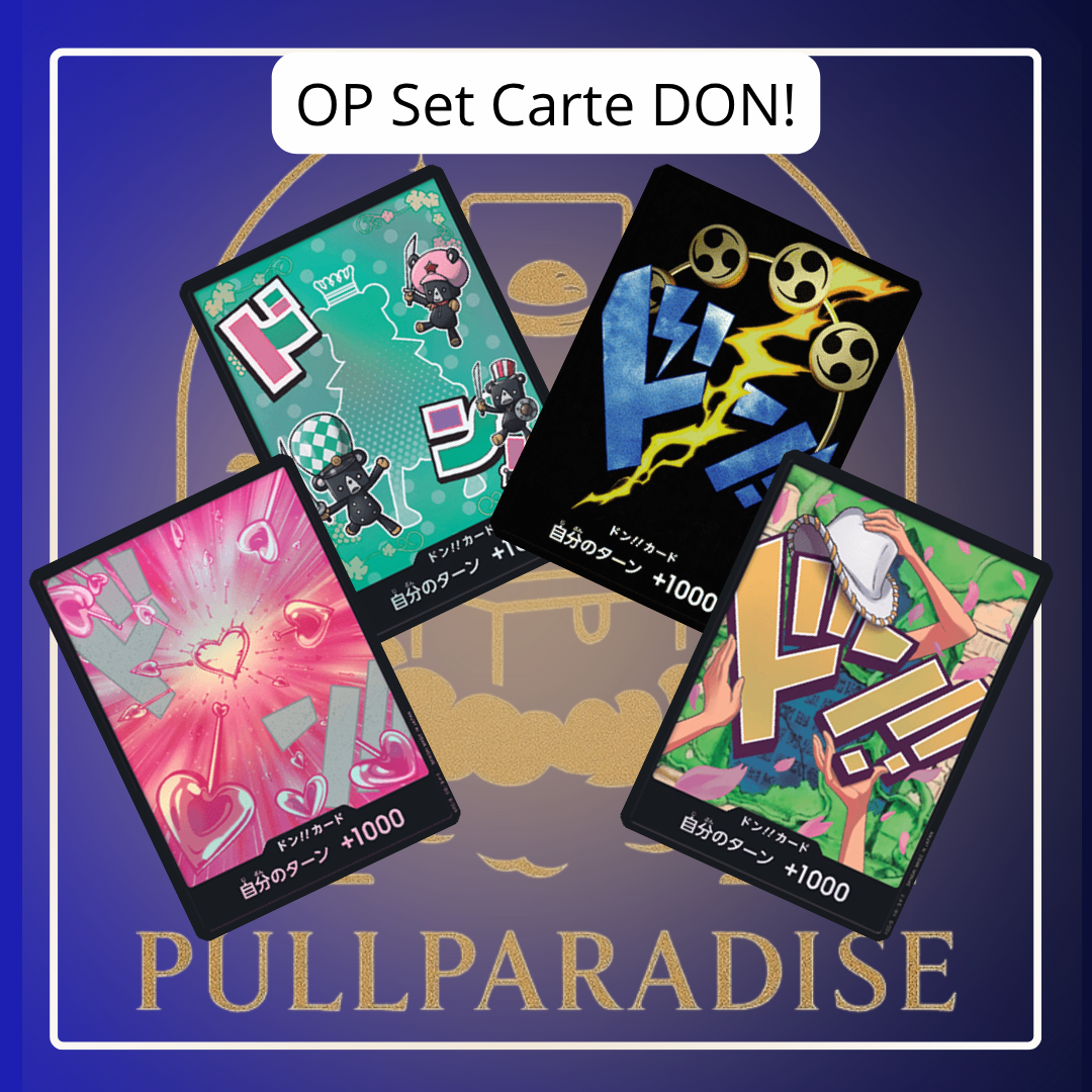 One Piece - Set da 4 Carte DON! PRB-01 & PRB-02