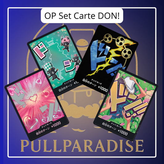 One Piece - Set da 4 Carte DON! PRB-01 & PRB-02