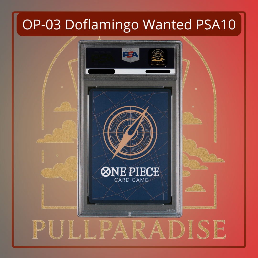 One Piece - Doflamingo Wanted OP03-009 PSA10 JAP
