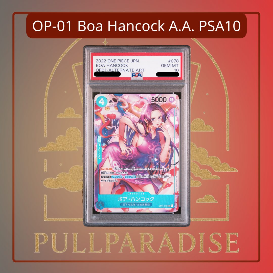 One Piece - Boa Hancock Alt. Art OP01-078 PSA10 JAP