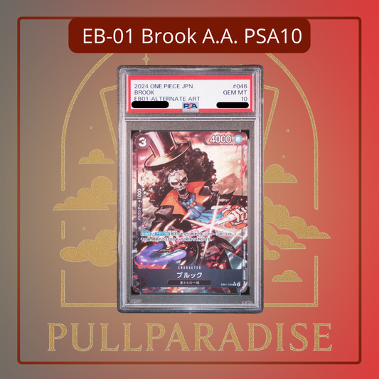 One Piece - Brook Alt. Art EB01-046 PSA10 JAP