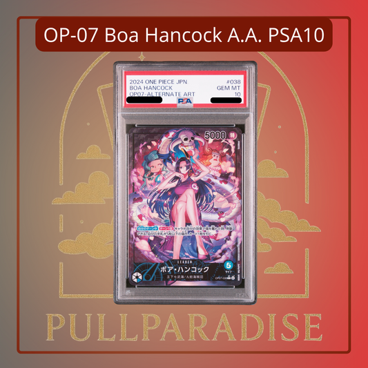 One Piece - Boa Hancock Alt. Art OP07-038 PSA10 JAP