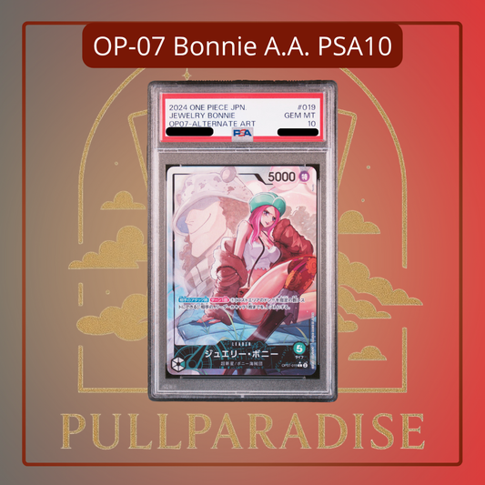One Piece - Jewelry Bonnie Alt. Art OP07-019 PSA10 JAP
